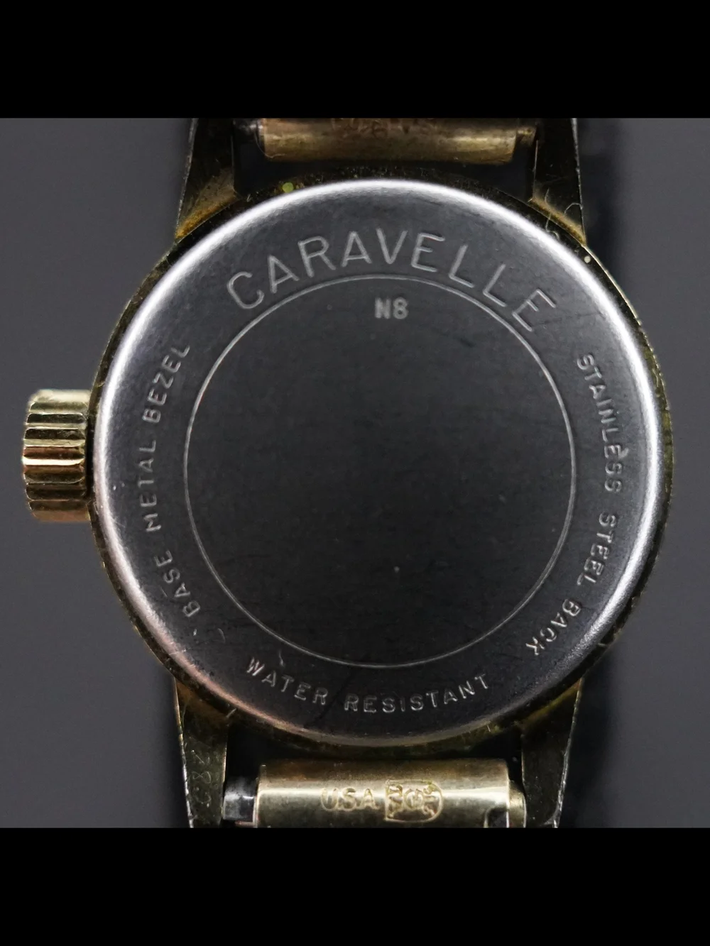 Vintage 1978 Caravelle by Bulova Swiss Water Resistant GoldTone Mechanical Watch